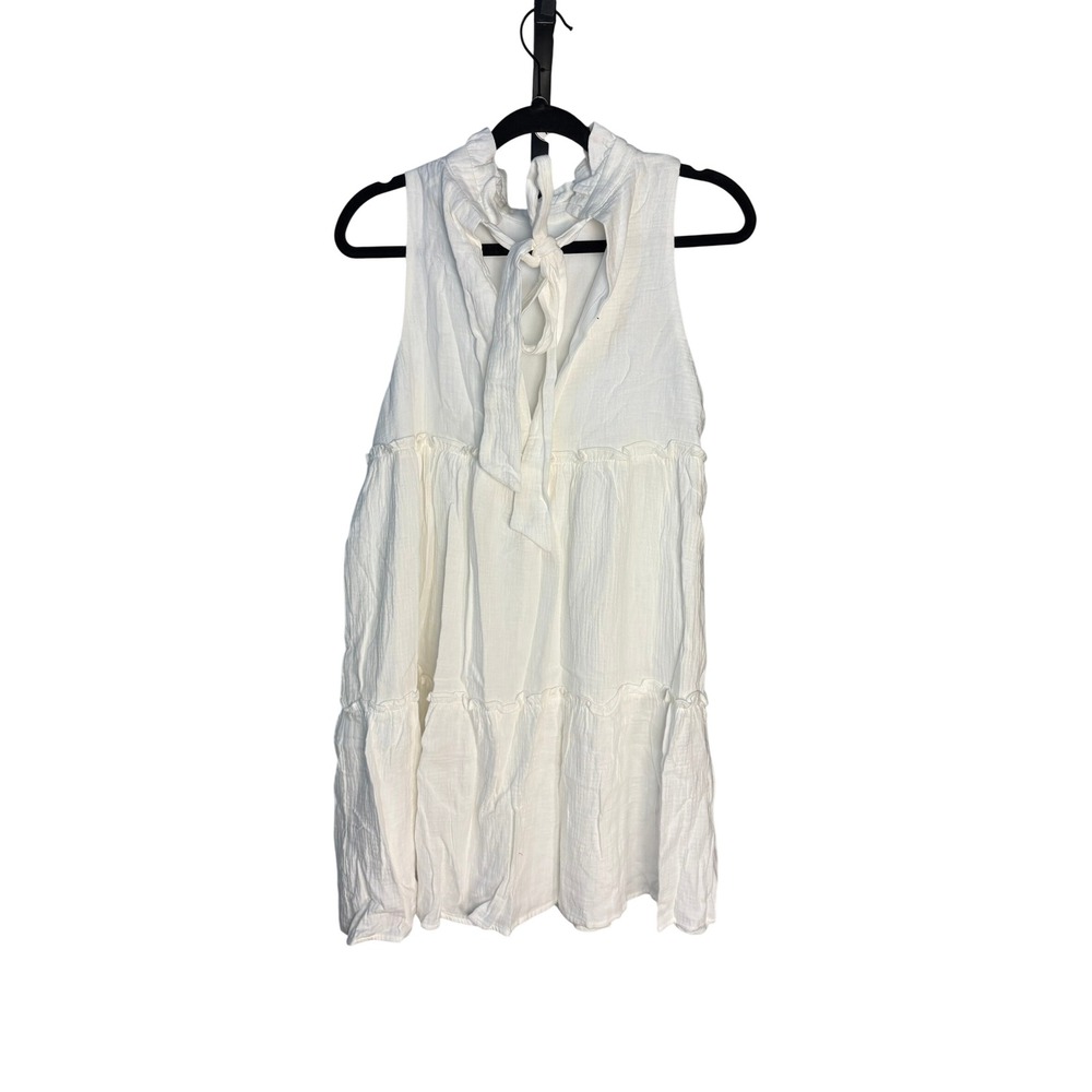Tuckernuck Pomander Place Morgan White Mini Swing Dress (MSRP: $158) Medium - Picture 7 of 8